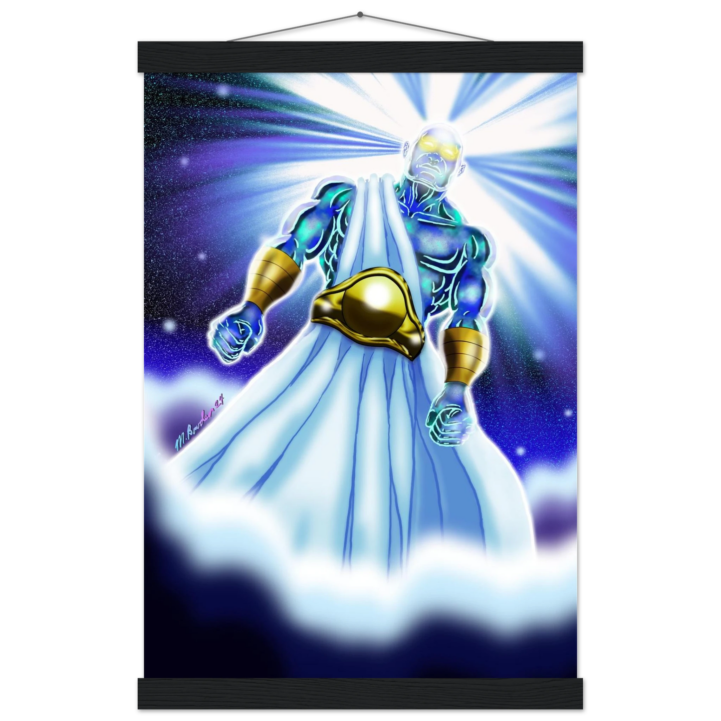 Angel of Daniel 10 by McLendon Bowden-Christian digital artwork- Print, , -Gallery of Grace