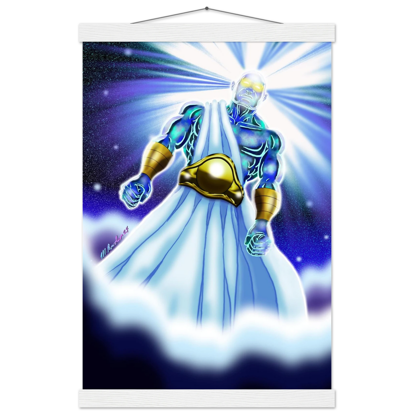 Angel of Daniel 10 by McLendon Bowden-Christian digital artwork- Print, , -Gallery of Grace