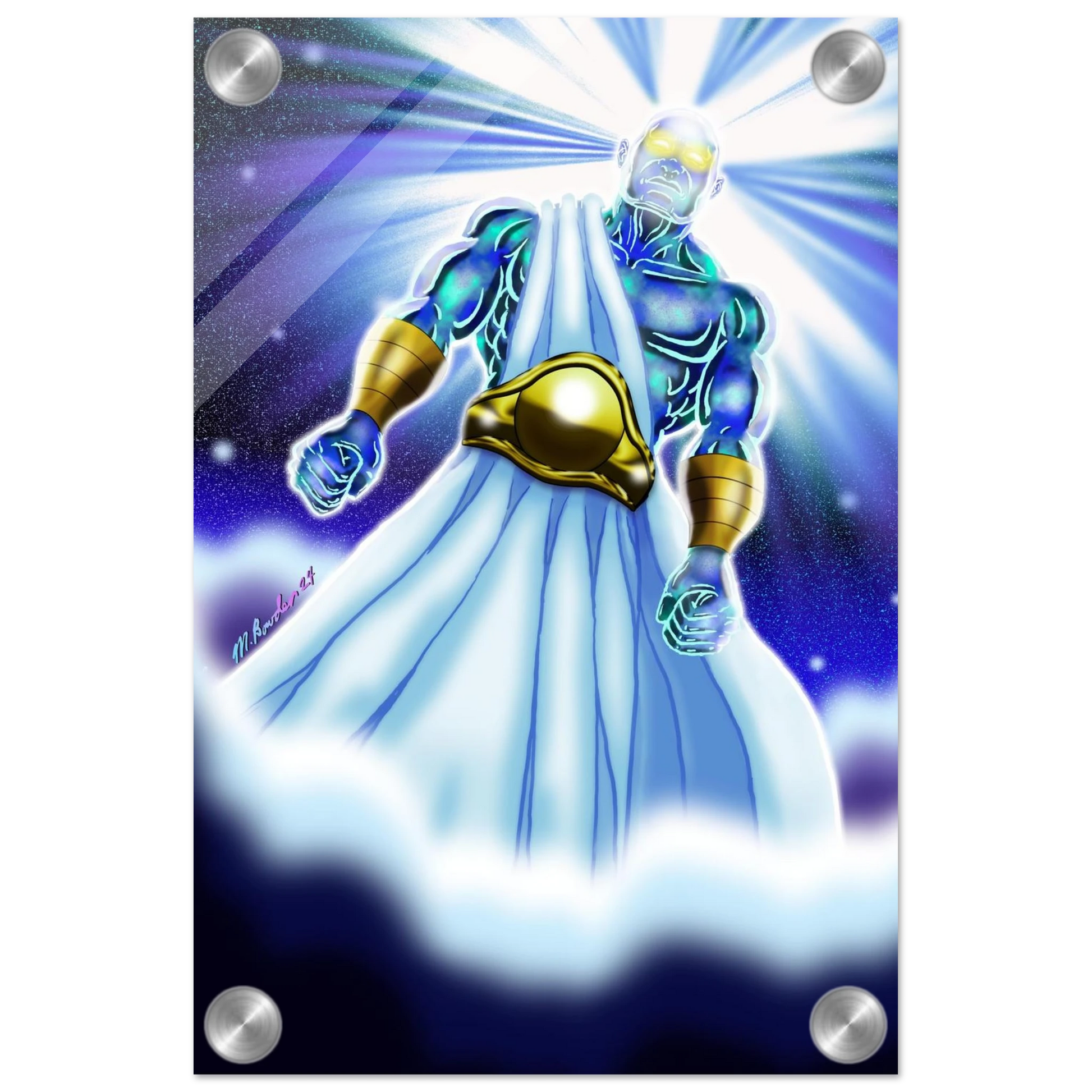 Angel of Daniel 10 by McLendon Bowden-Christian digital artwork- Print, , -Gallery of Grace