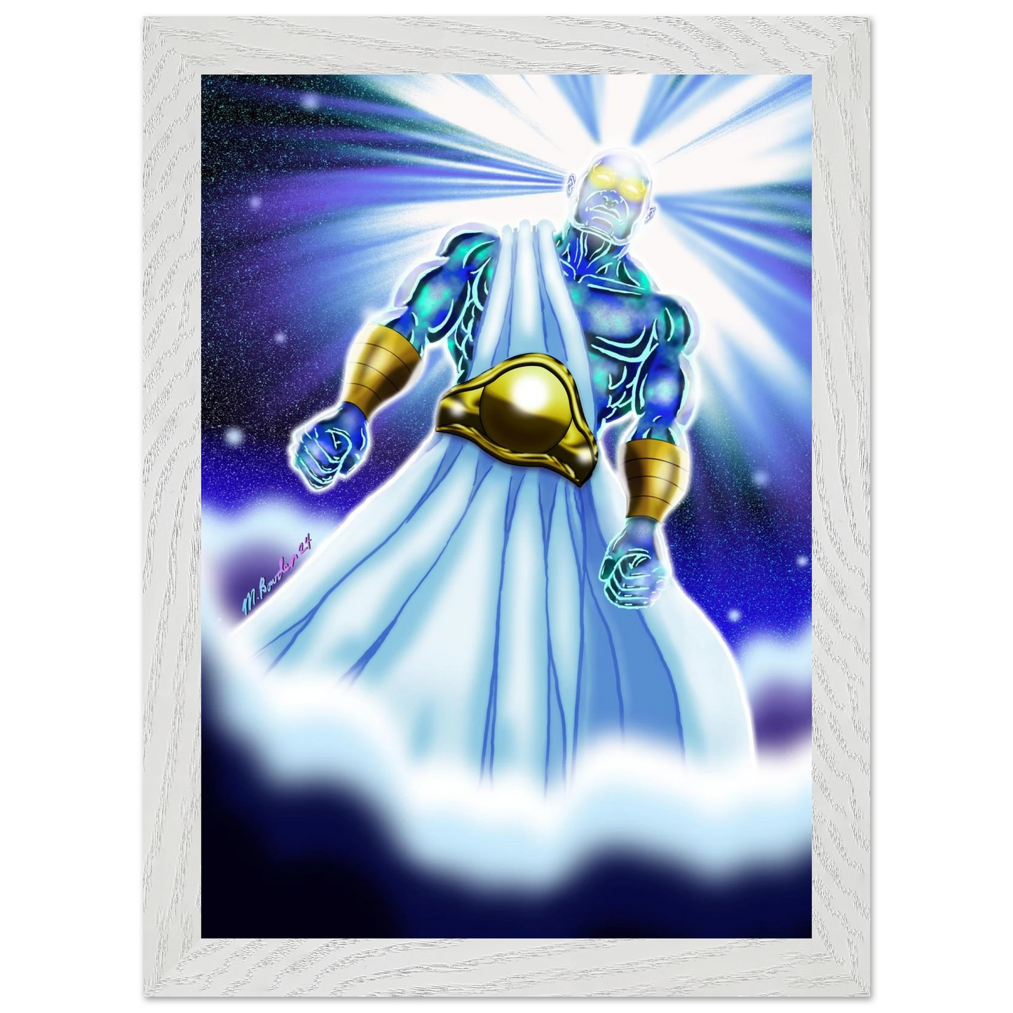 Angel of Daniel 10 by McLendon Bowden-Christian digital artwork- Print, , -Gallery of Grace