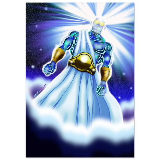 Angel of Daniel 10 by McLendon Bowden-Christian digital artwork- Print, , -Gallery of Grace