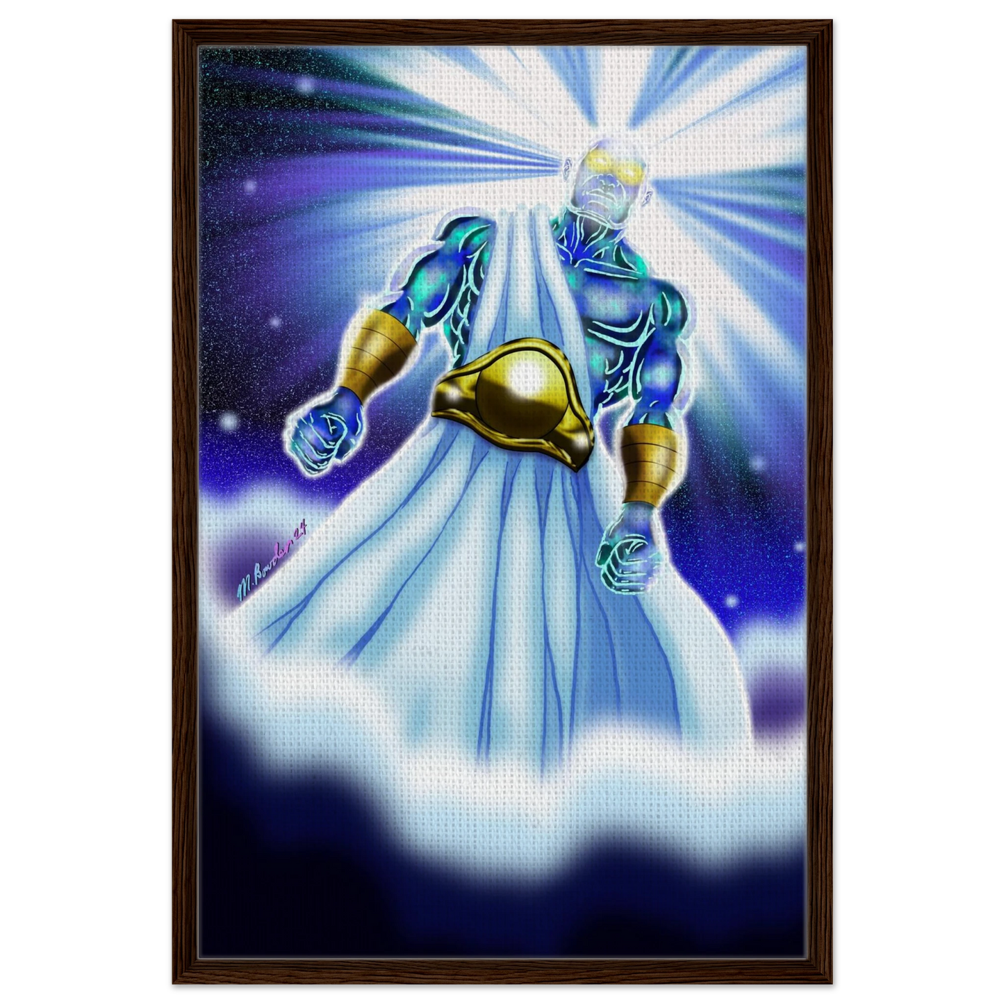 Angel of Daniel 10 by McLendon Bowden-Christian digital artwork- Print, , -Gallery of Grace