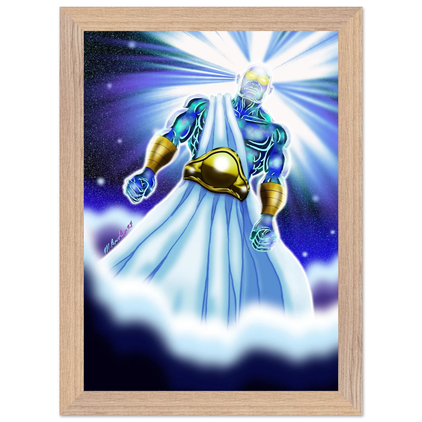 Angel of Daniel 10 by McLendon Bowden-Christian digital artwork- Print, , -Gallery of Grace