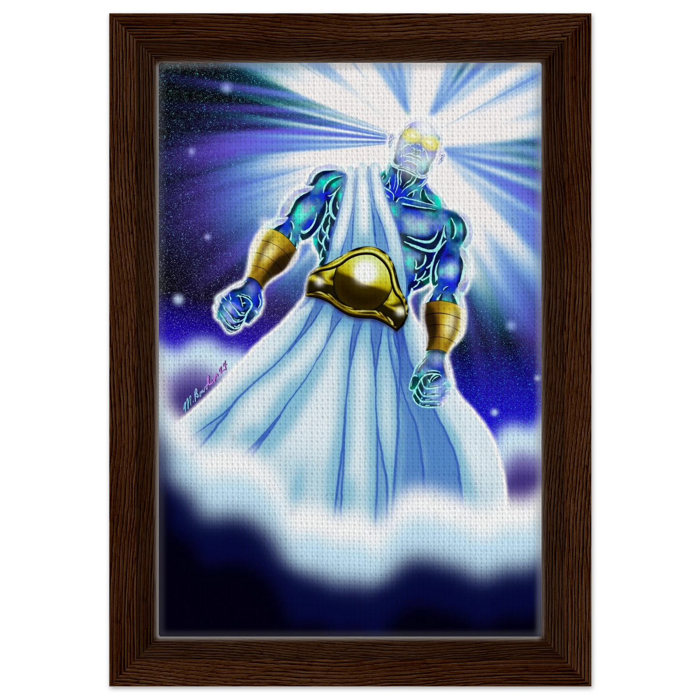 Angel of Daniel 10 by McLendon Bowden-Christian digital artwork- Print, , -Gallery of Grace