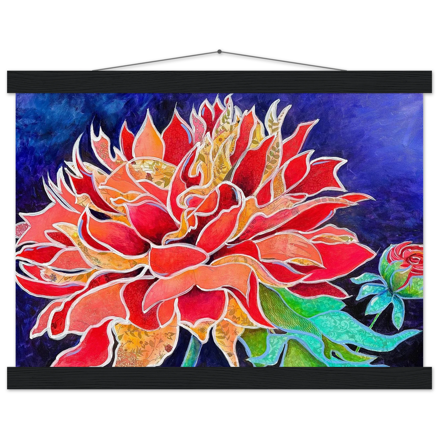 Pink Magnificence by Lisa McGinty Christian floral wall art print - Print,,-Gallery of Grace