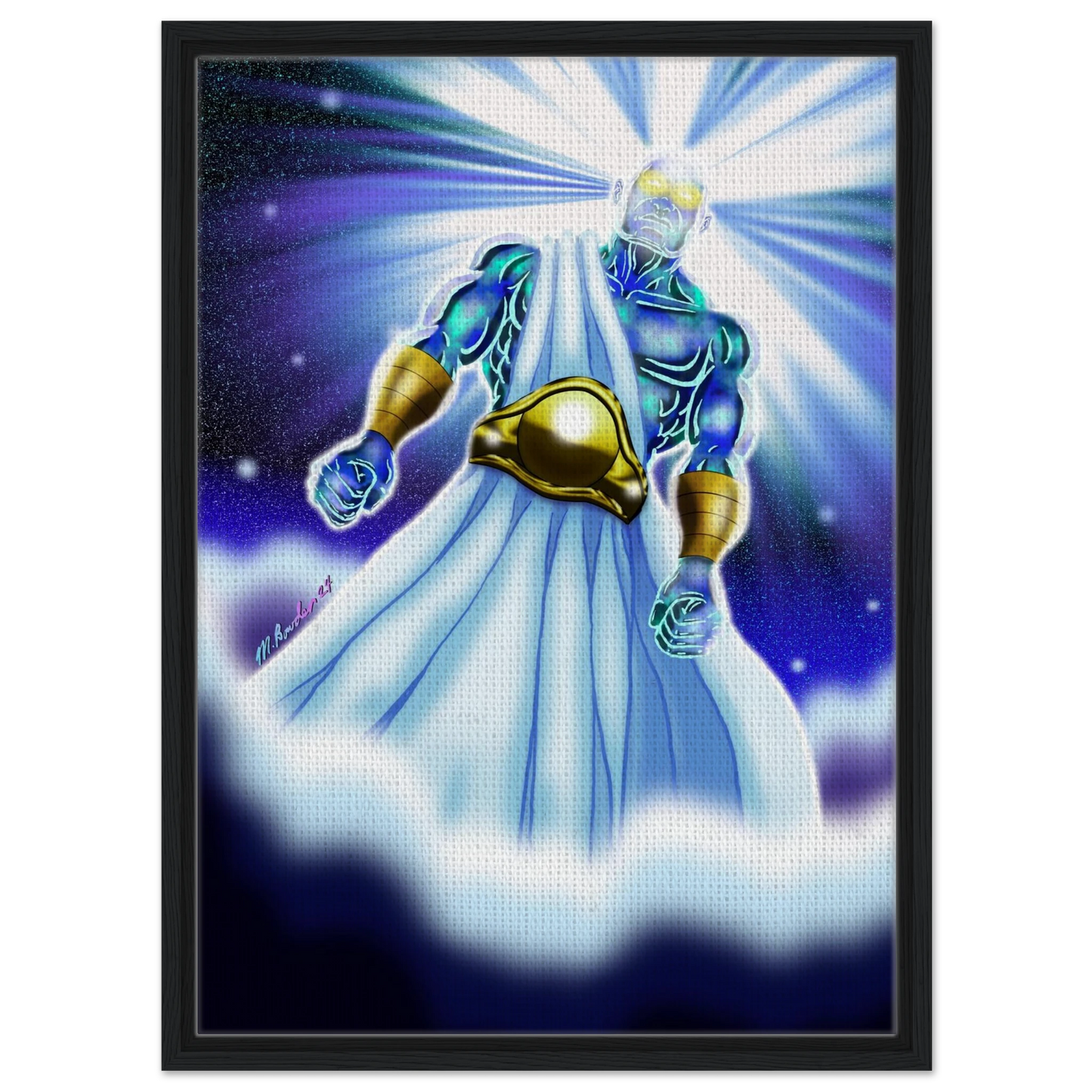 Angel of Daniel 10 by McLendon Bowden-Christian digital artwork- Print, , -Gallery of Grace