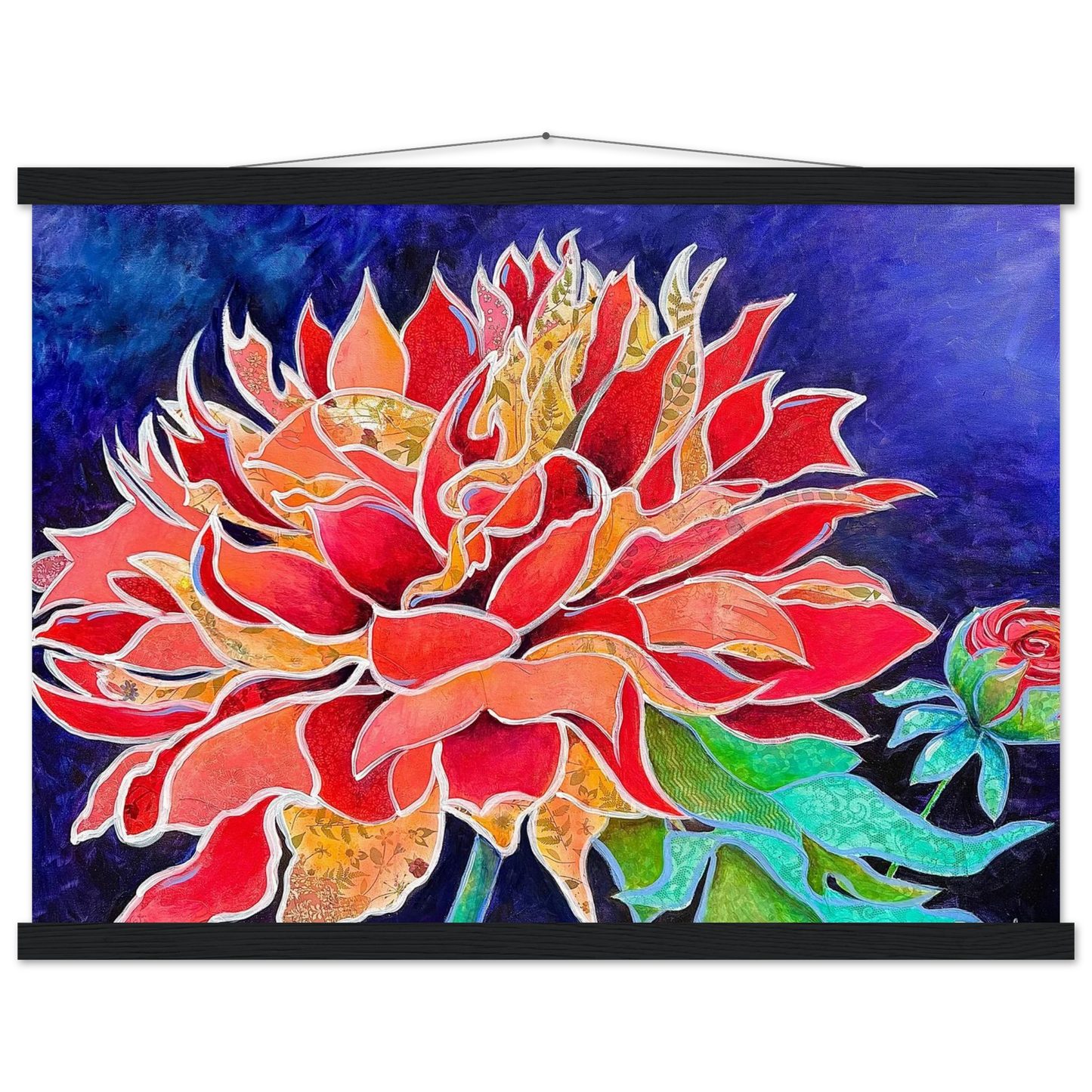 Pink Magnificence by Lisa McGinty Christian floral wall art print - Print,,-Gallery of Grace