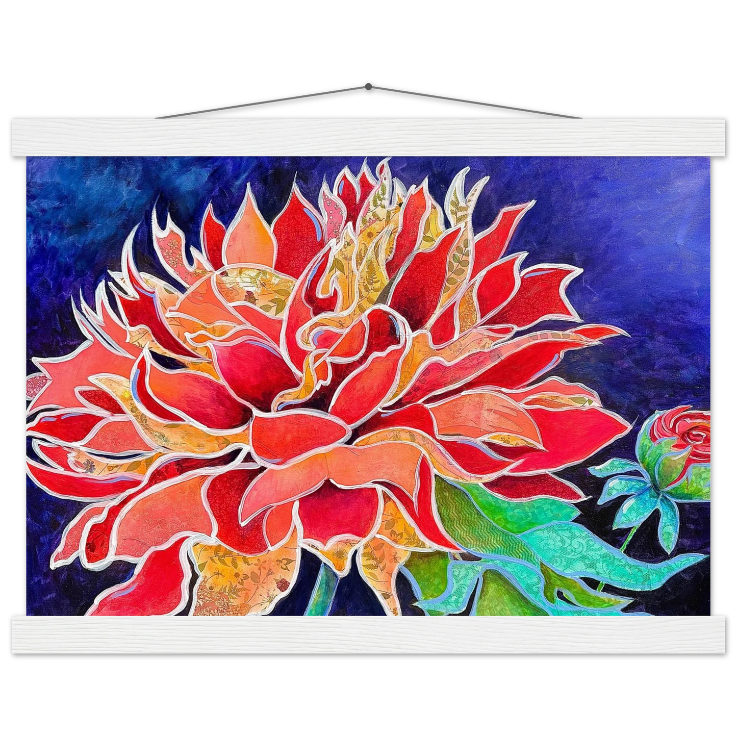 Pink Magnificence by Lisa McGinty Christian floral wall art print - Print,,-Gallery of Grace