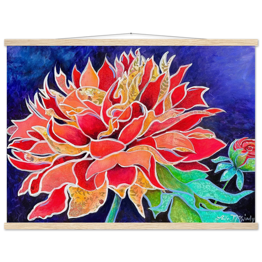 Pink Magnificence by Lisa McGinty Christian floral wall art print - Print,,-Gallery of Grace