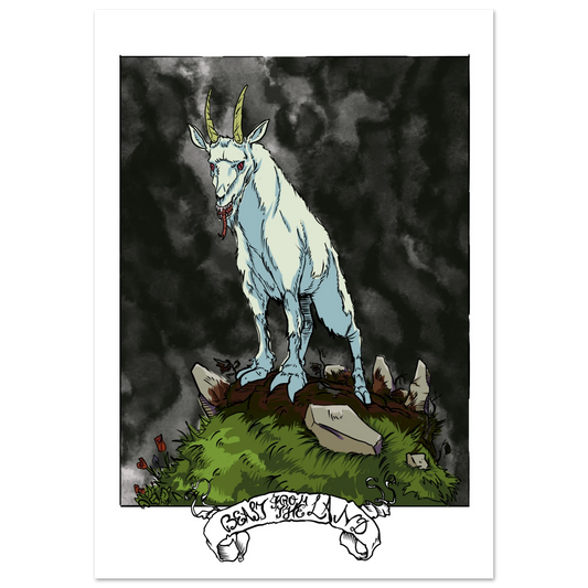Inspiring modern Christian graphic art Team Dragon: Beast From The Earth by Seth Haak, Revelation Series Fine Art Paper Poster Print 28×40" (70×100 cm) -(no frame or style)