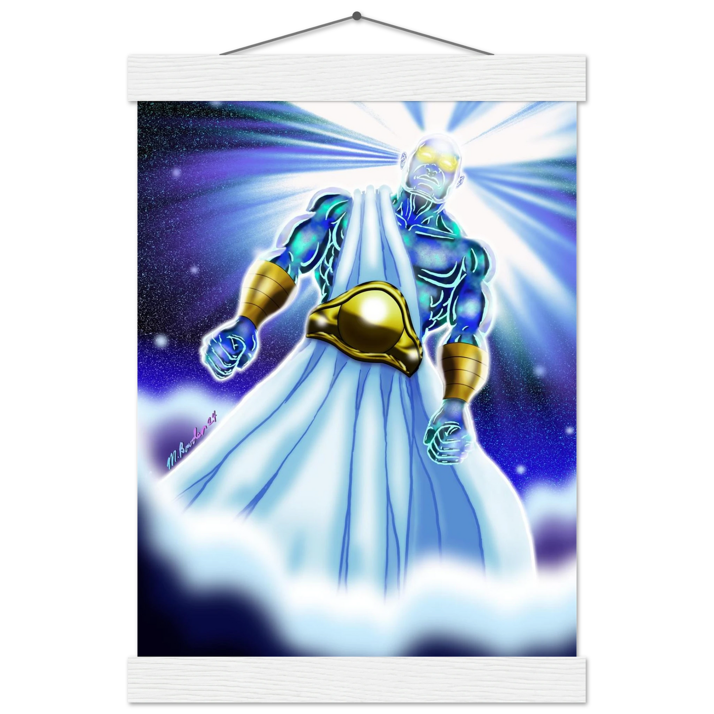 Angel of Daniel 10 by McLendon Bowden-Christian digital artwork- Print, , -Gallery of Grace