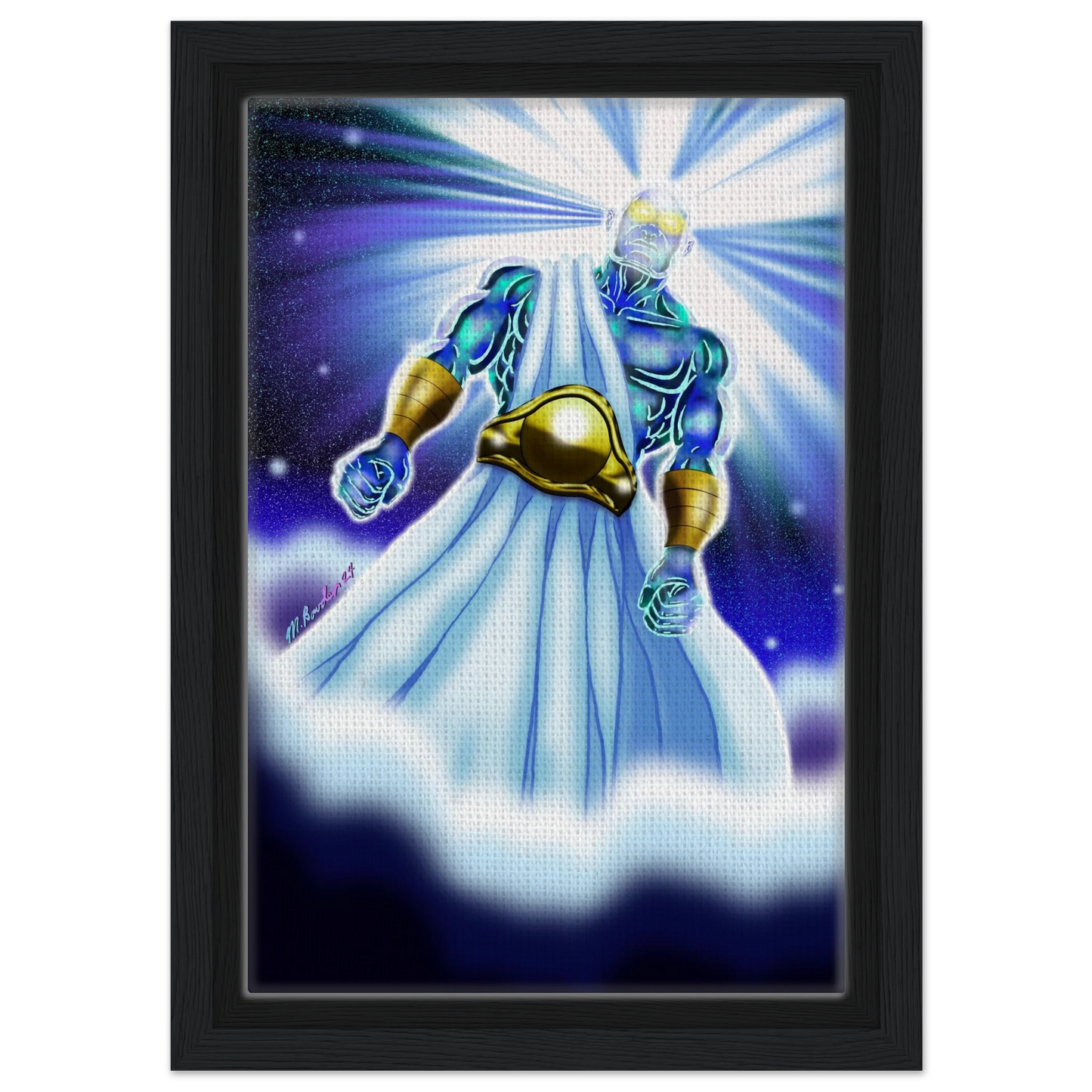 Angel of Daniel 10 by McLendon Bowden-Christian digital artwork- Print, , -Gallery of Grace