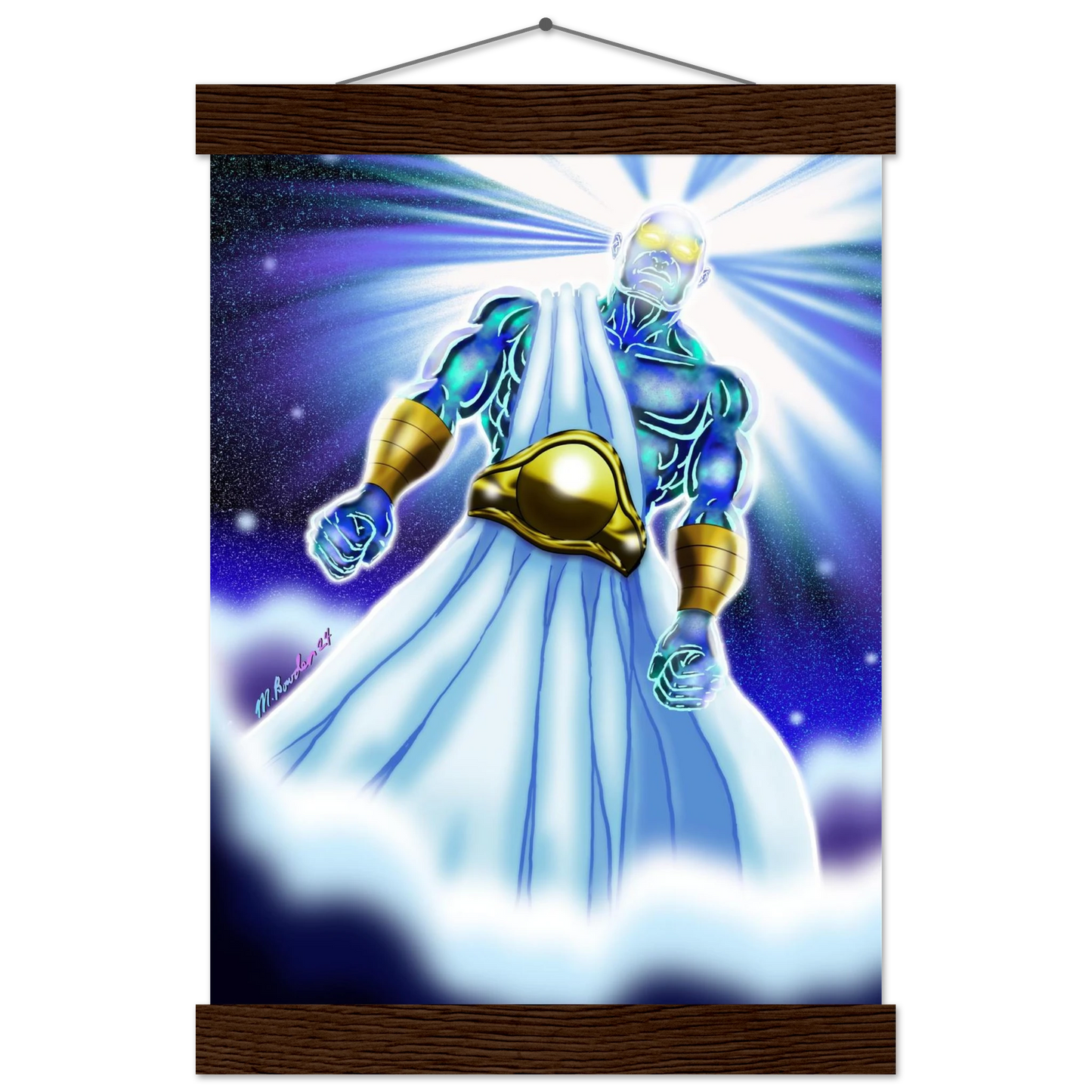 Angel of Daniel 10 by McLendon Bowden-Christian digital artwork- Print, , -Gallery of Grace