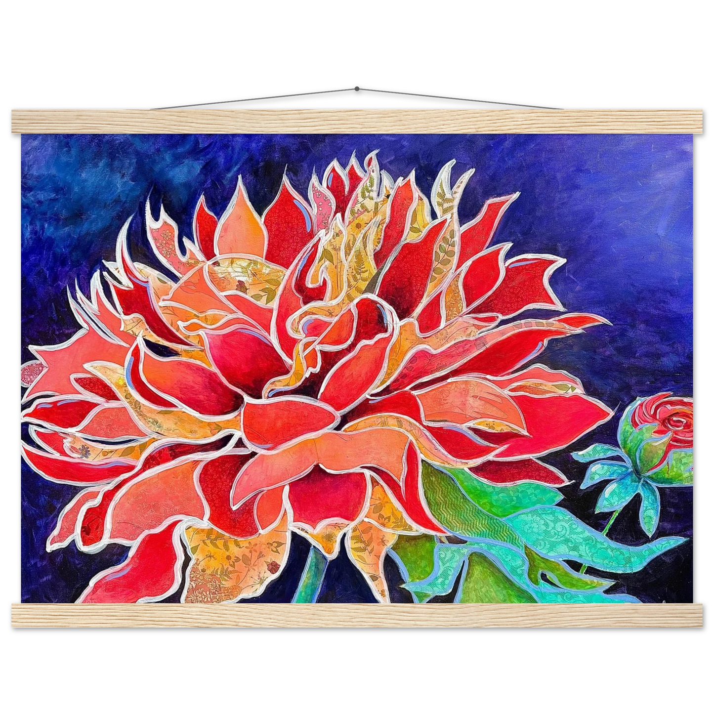 Pink Magnificence by Lisa McGinty Christian floral wall art print - Print,,-Gallery of Grace