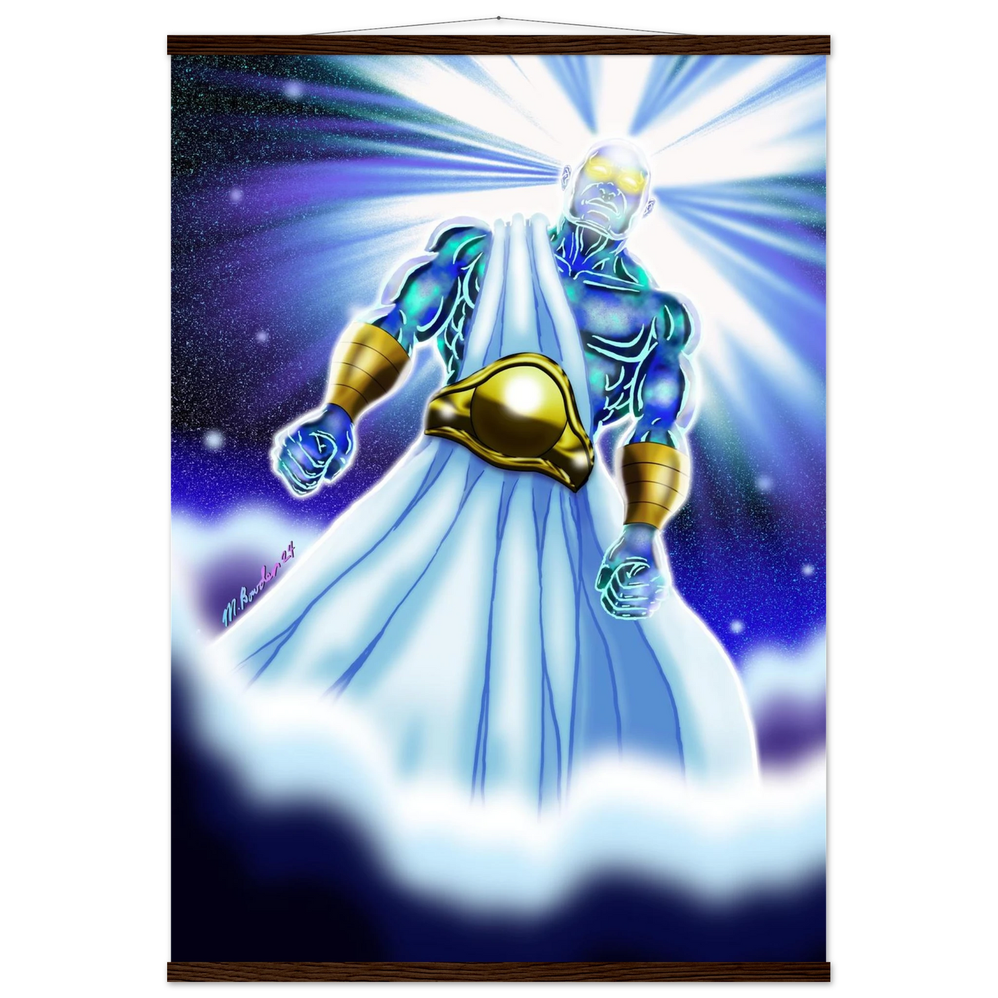 Angel of Daniel 10 by McLendon Bowden-Christian digital artwork- Print, , -Gallery of Grace