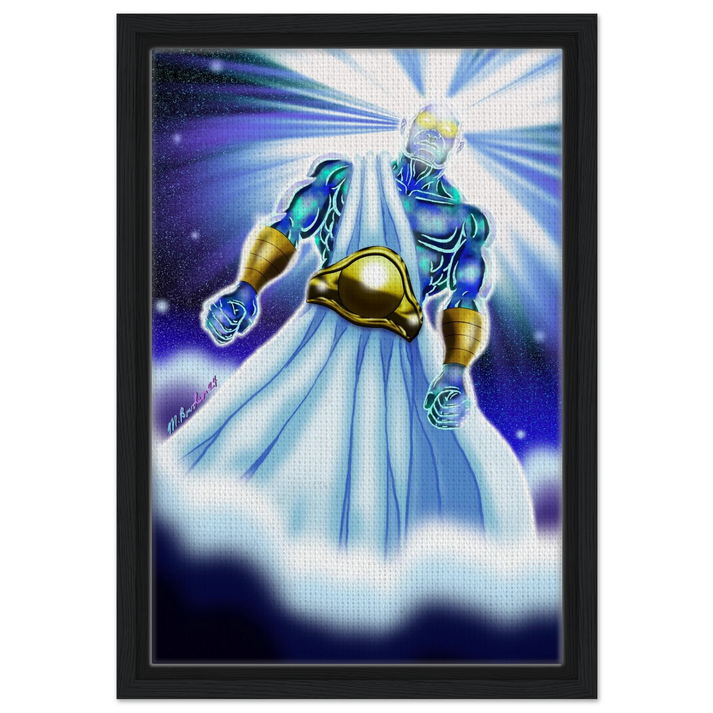 Angel of Daniel 10 by McLendon Bowden-Christian digital artwork- Print, , -Gallery of Grace