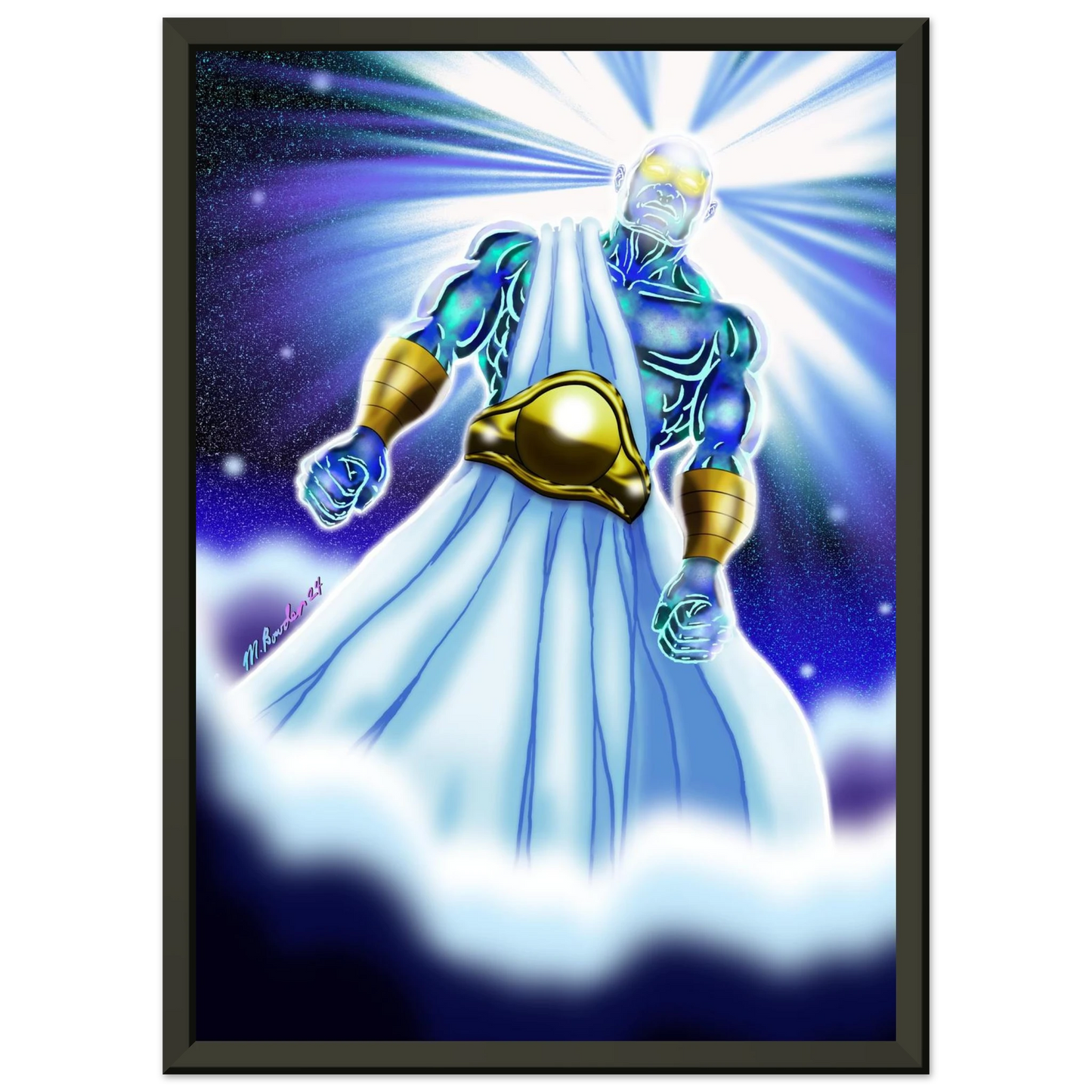 Angel of Daniel 10 by McLendon Bowden-Christian digital artwork- Print, , -Gallery of Grace