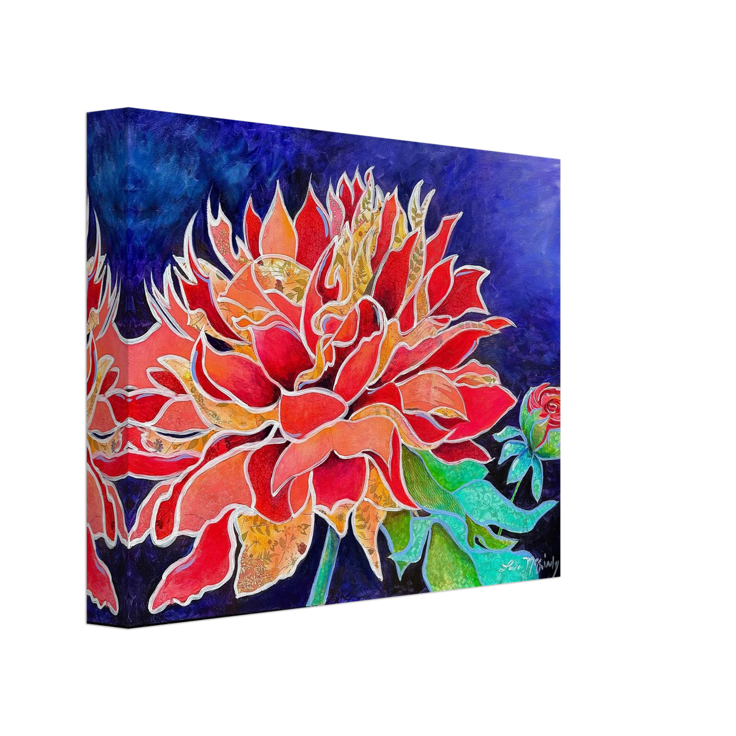 Pink Magnificence by Lisa McGinty Christian floral wall art print - Print,,-Gallery of Grace