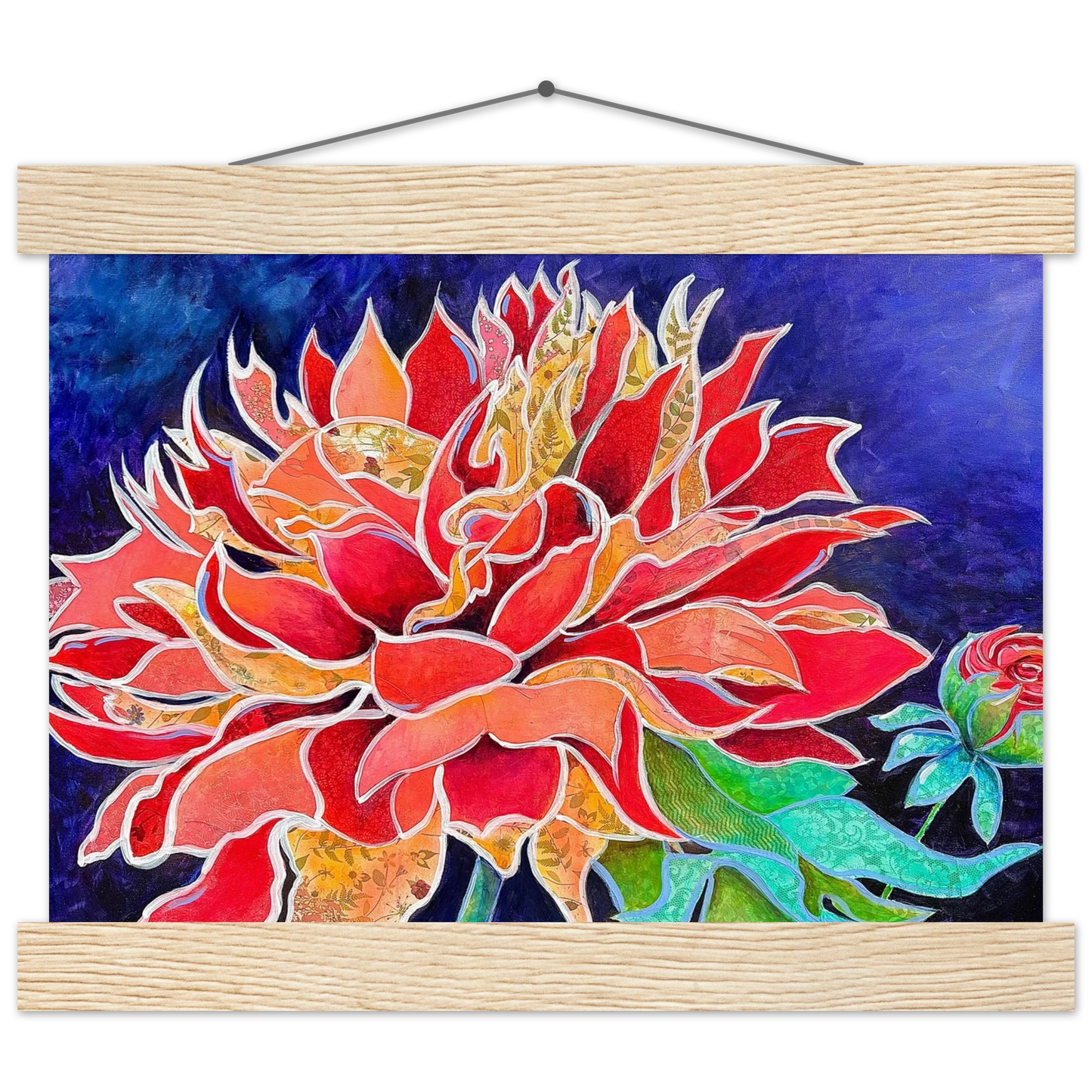 Pink Magnificence by Lisa McGinty Christian floral wall art print - Print,,-Gallery of Grace