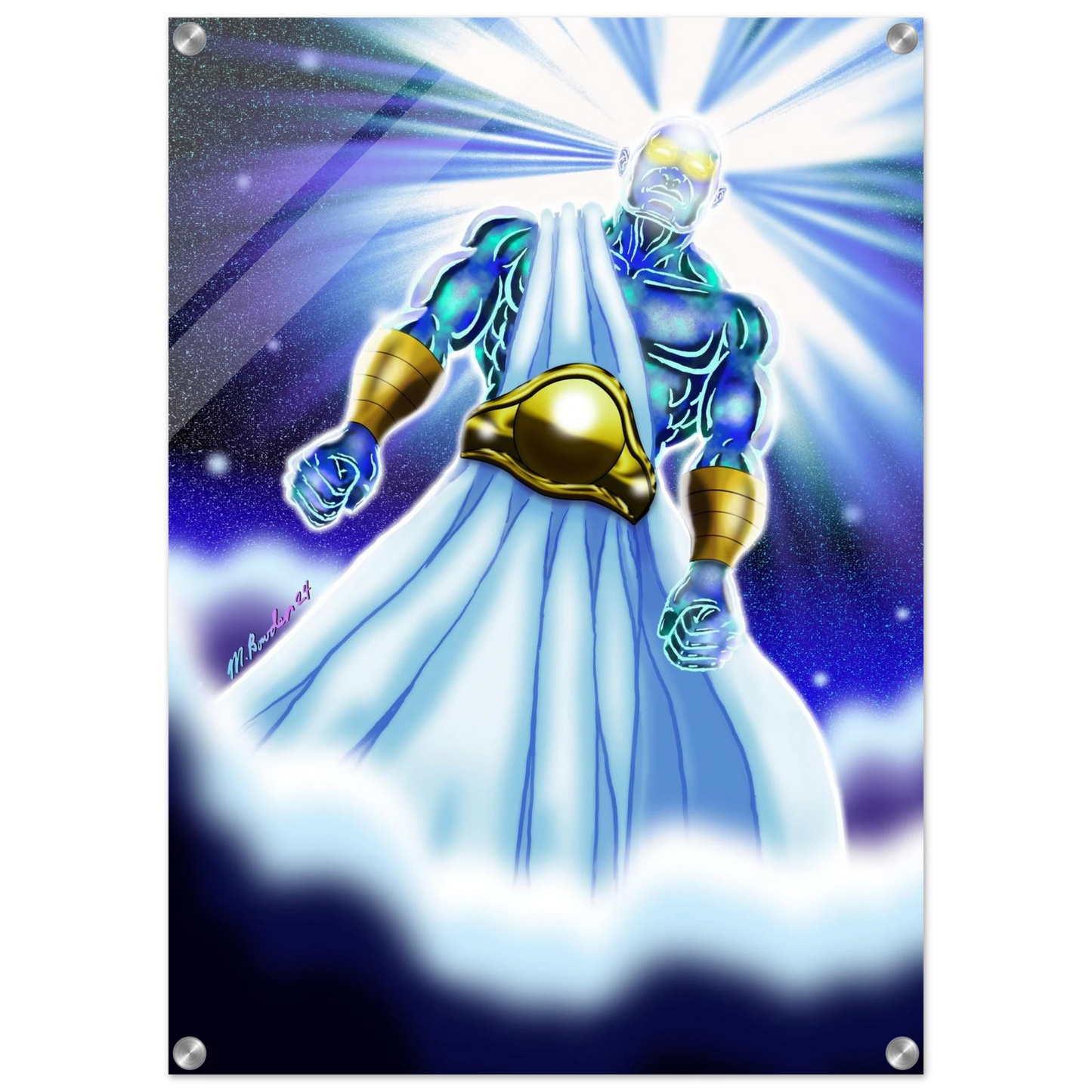 Angel of Daniel 10 by McLendon Bowden-Christian digital artwork- Print, , -Gallery of Grace