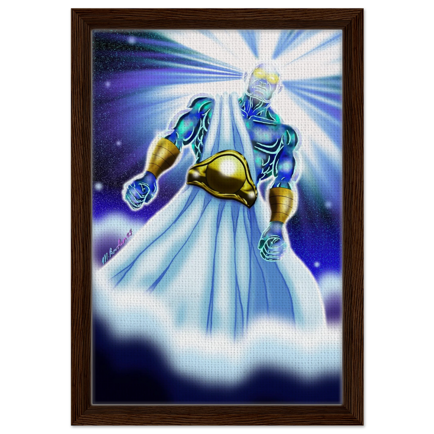 Angel of Daniel 10 by McLendon Bowden-Christian digital artwork- Print, , -Gallery of Grace