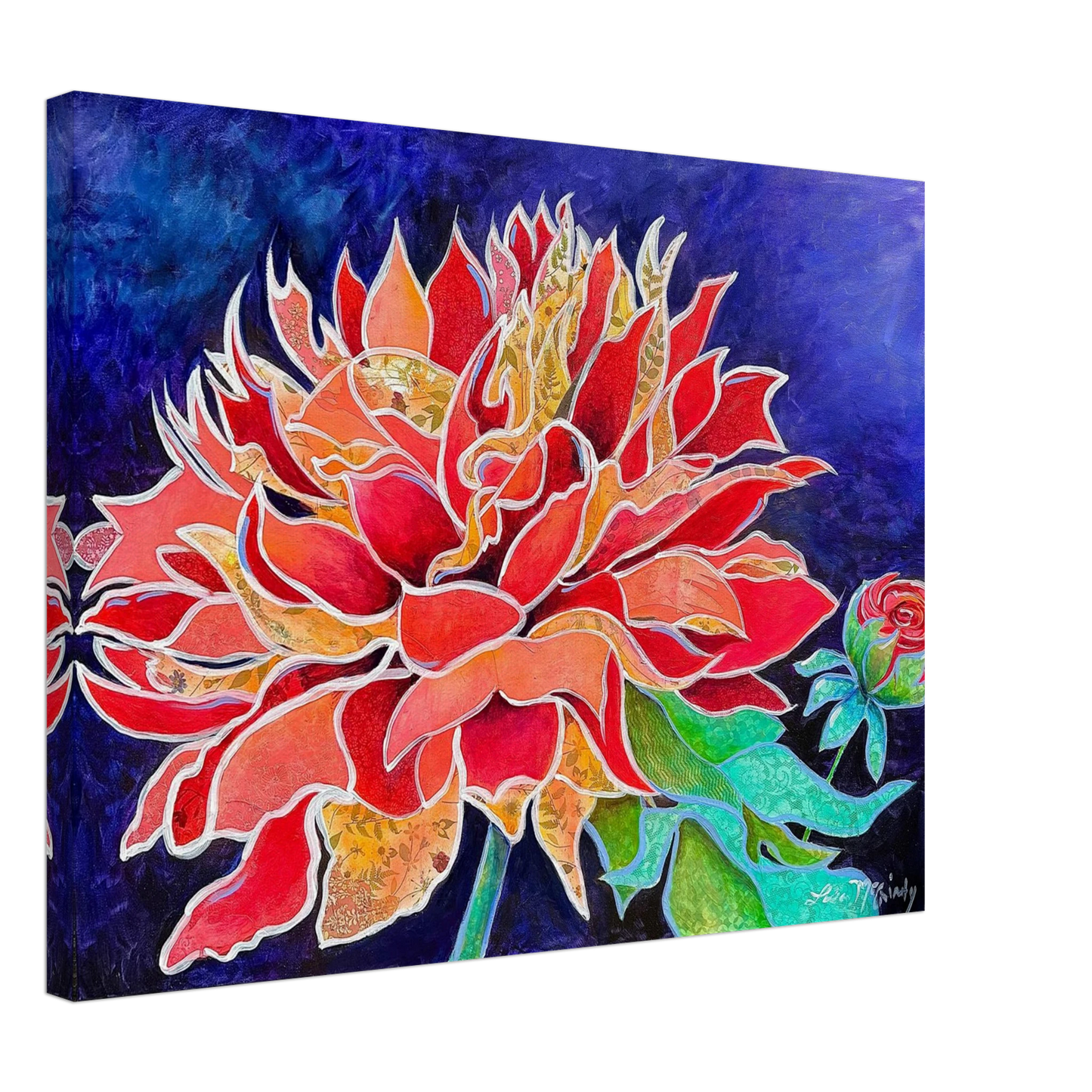 Pink Magnificence by Lisa McGinty Christian floral wall art print - Print,,-Gallery of Grace