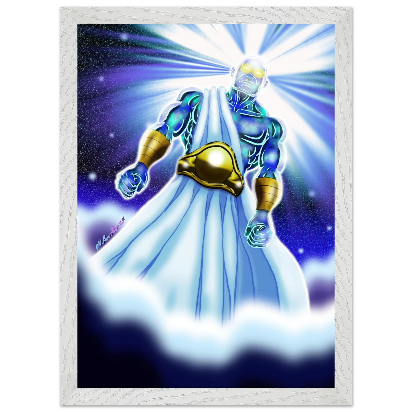 Angel of Daniel 10 by McLendon Bowden-Christian digital artwork- Print, , -Gallery of Grace