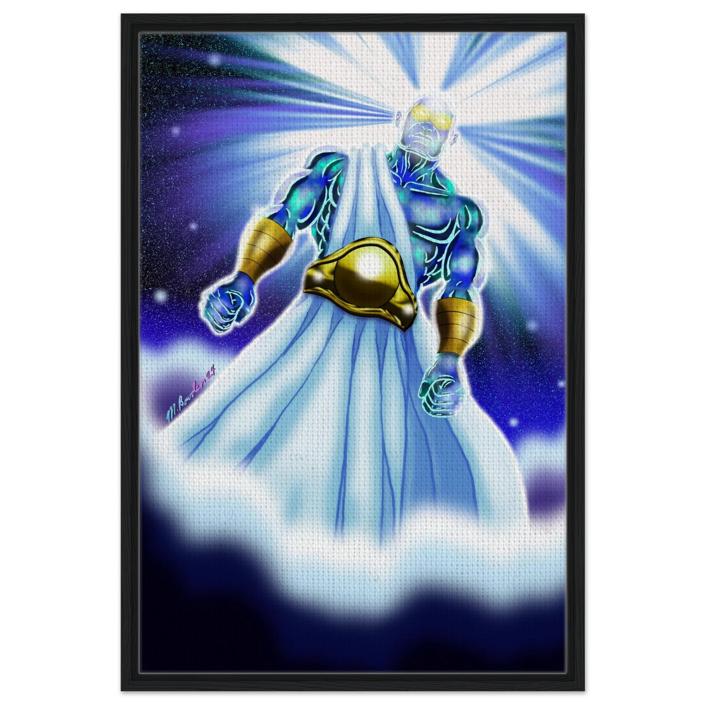 Angel of Daniel 10 by McLendon Bowden-Christian digital artwork- Print, , -Gallery of Grace