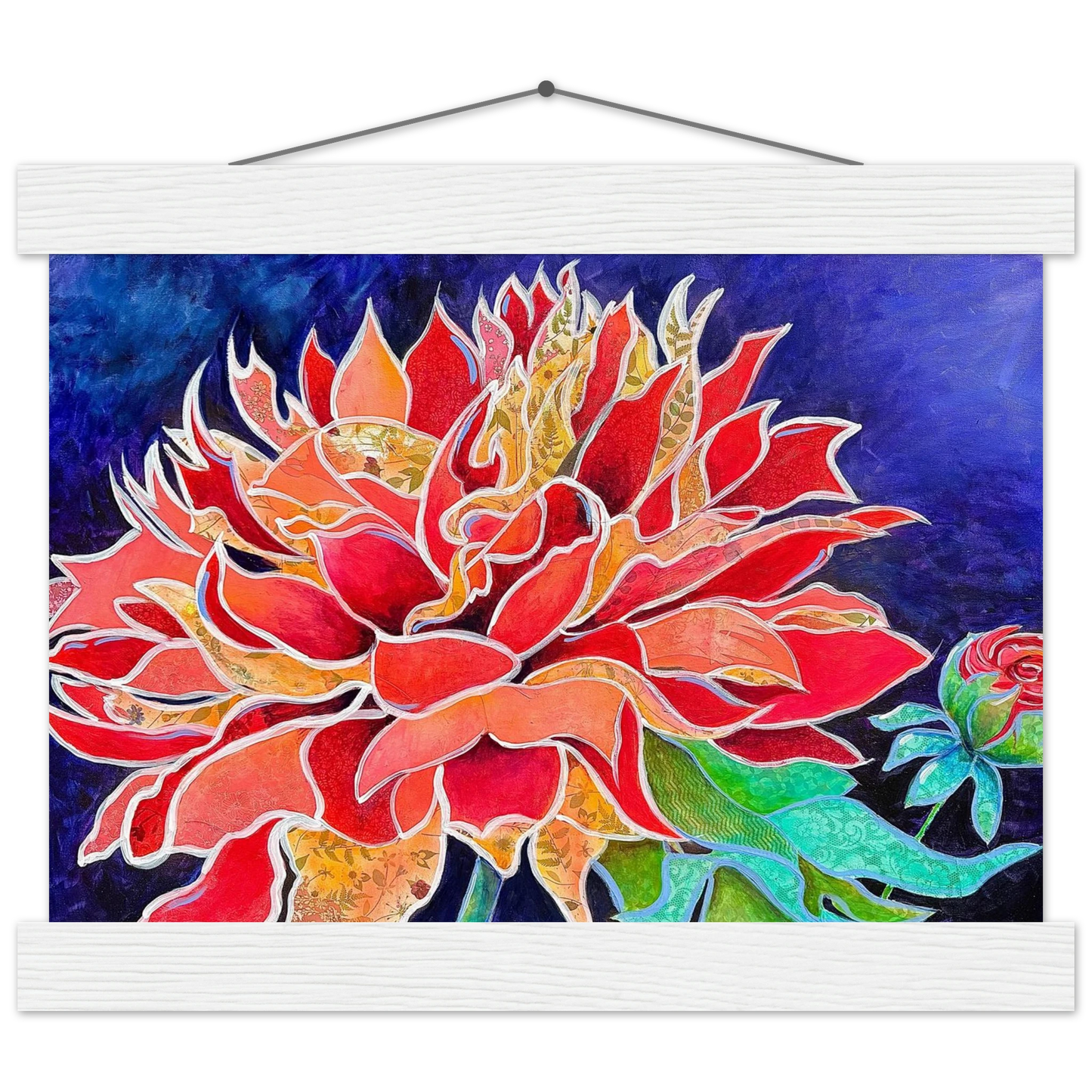 Pink Magnificence by Lisa McGinty Christian floral wall art print - Print,,-Gallery of Grace