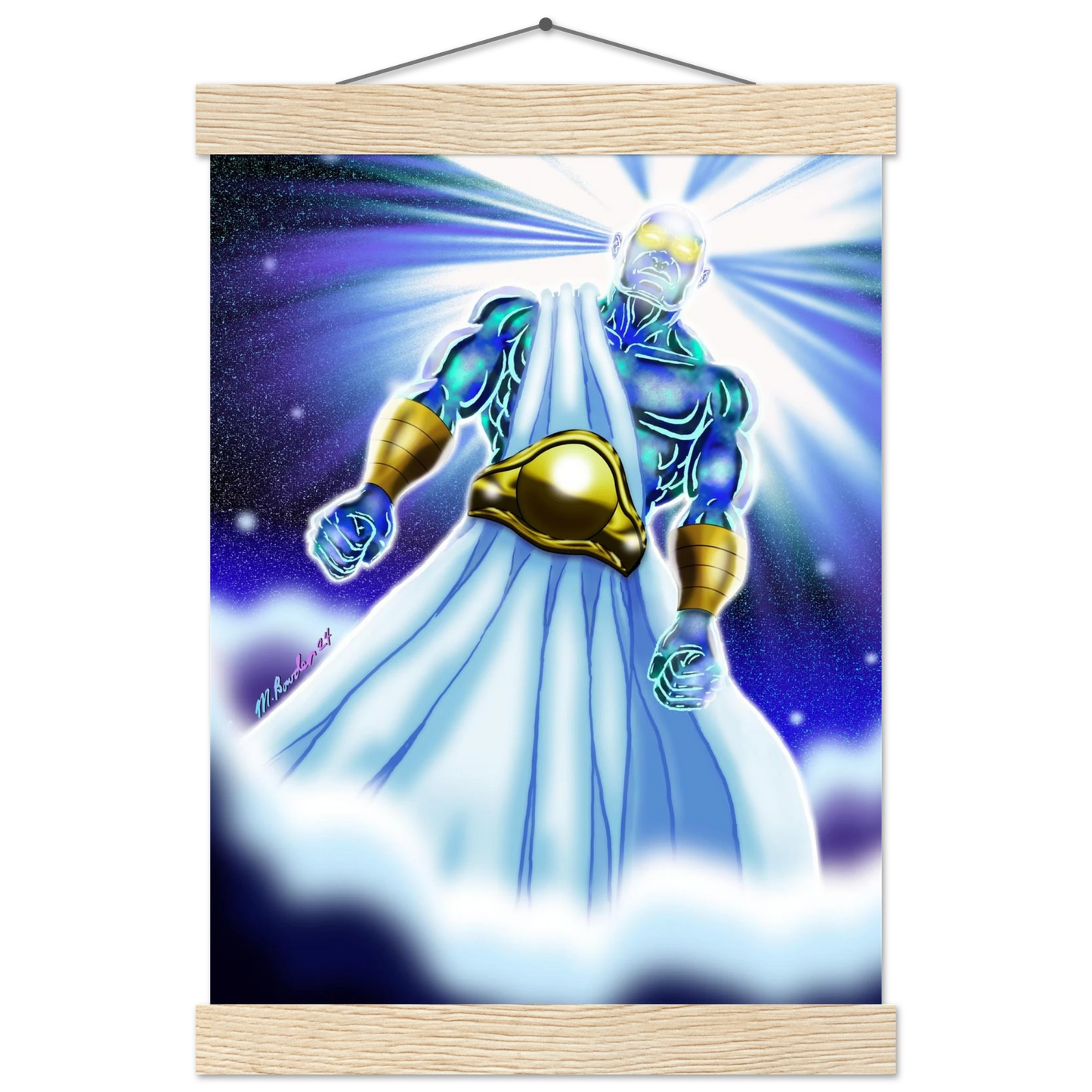 Angel of Daniel 10 by McLendon Bowden-Christian digital artwork- Print, , -Gallery of Grace