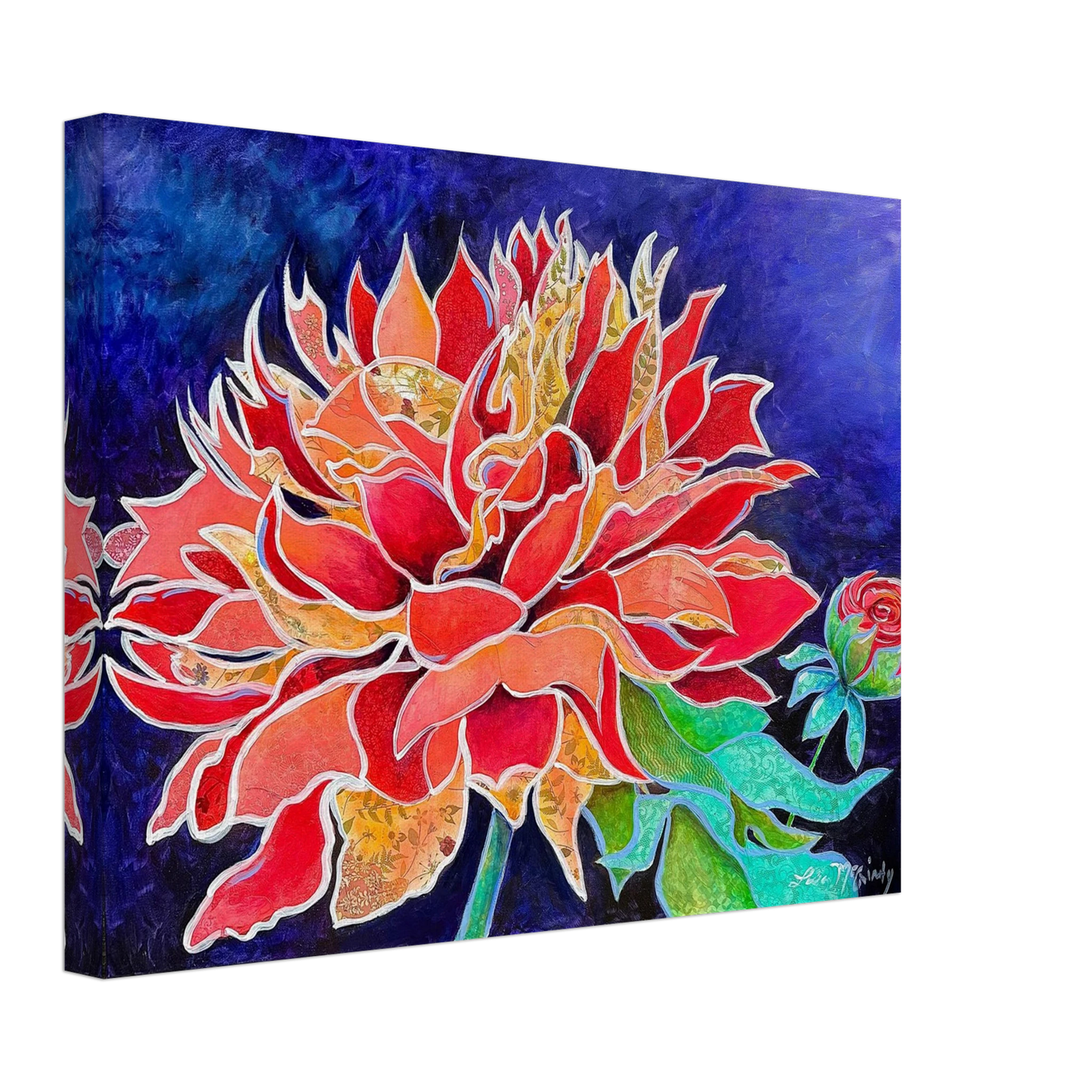 Pink Magnificence by Lisa McGinty Christian floral wall art print - Print,,-Gallery of Grace