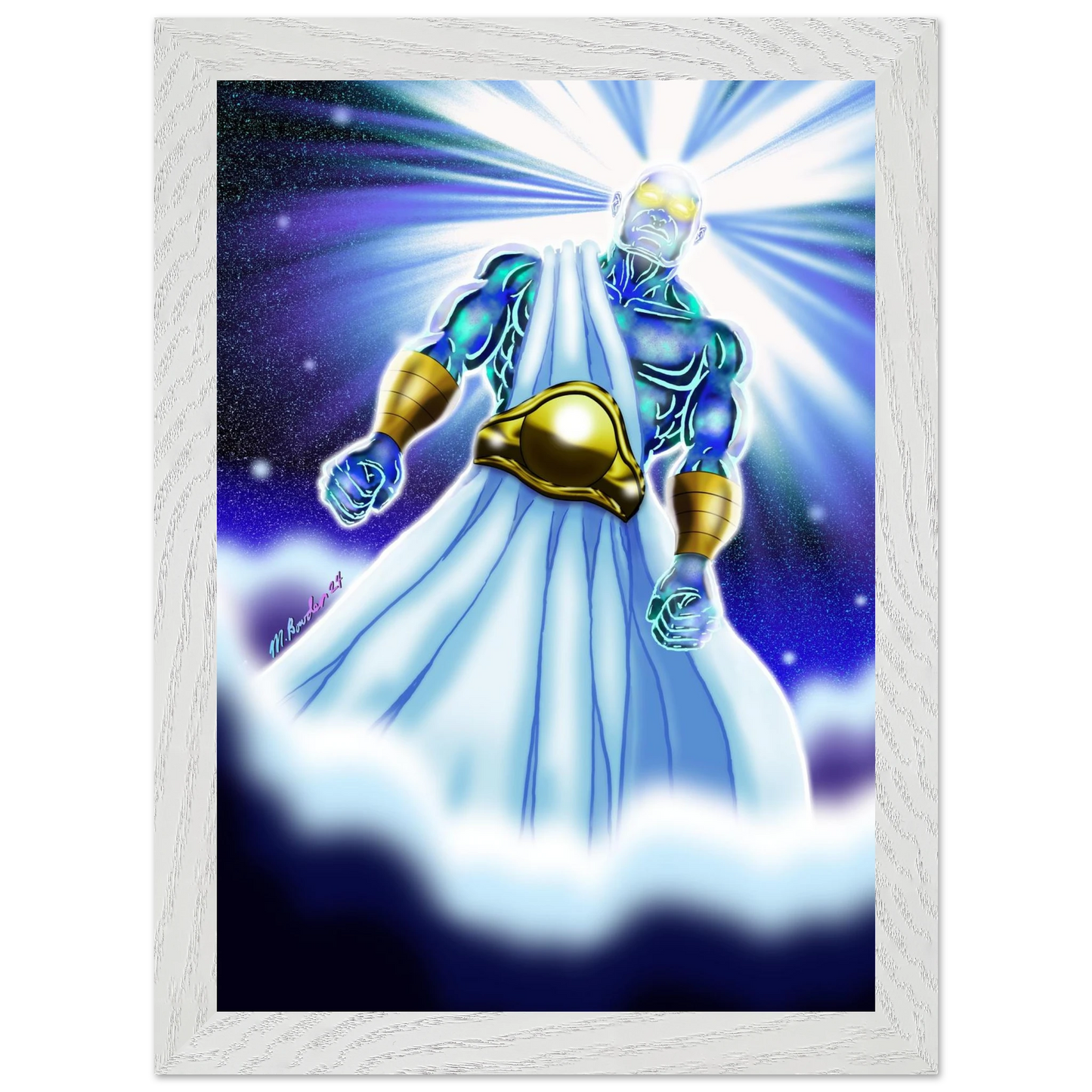 Angel of Daniel 10 by McLendon Bowden-Christian digital artwork- Print, , -Gallery of Grace