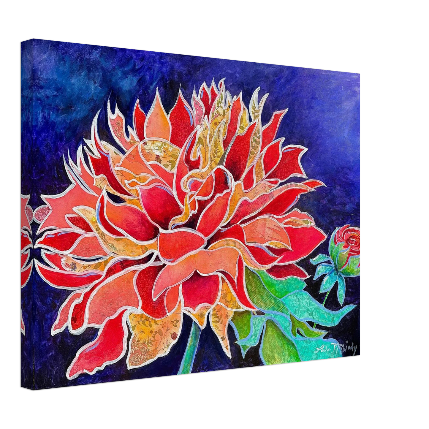 Pink Magnificence by Lisa McGinty Christian floral wall art print - Print,,-Gallery of Grace