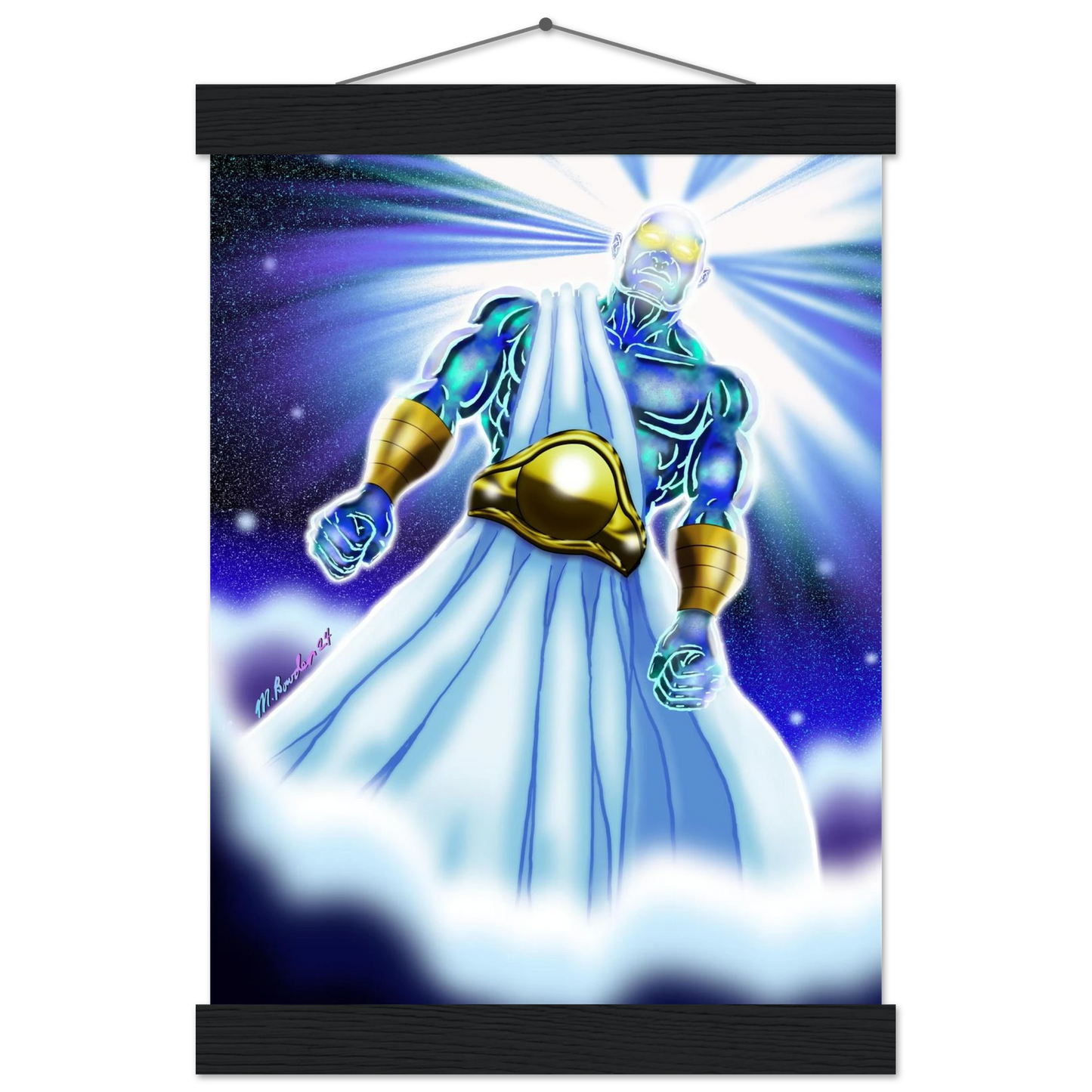 Angel of Daniel 10 by McLendon Bowden-Christian digital artwork- Print, , -Gallery of Grace