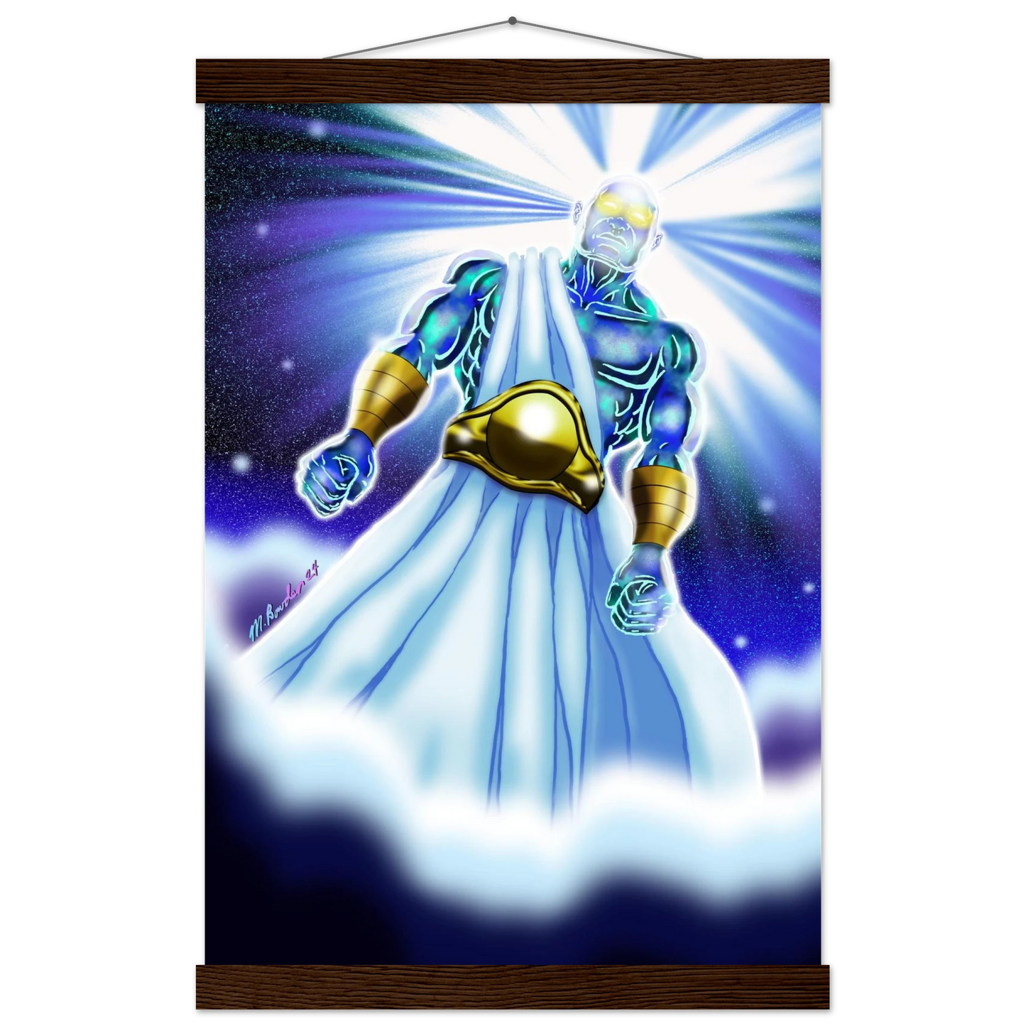 Angel of Daniel 10 by McLendon Bowden-Christian digital artwork- Print, , -Gallery of Grace