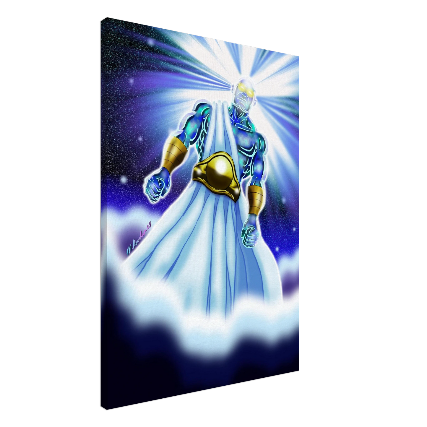 Angel of Daniel 10 by McLendon Bowden-Christian digital artwork- Print, , -Gallery of Grace