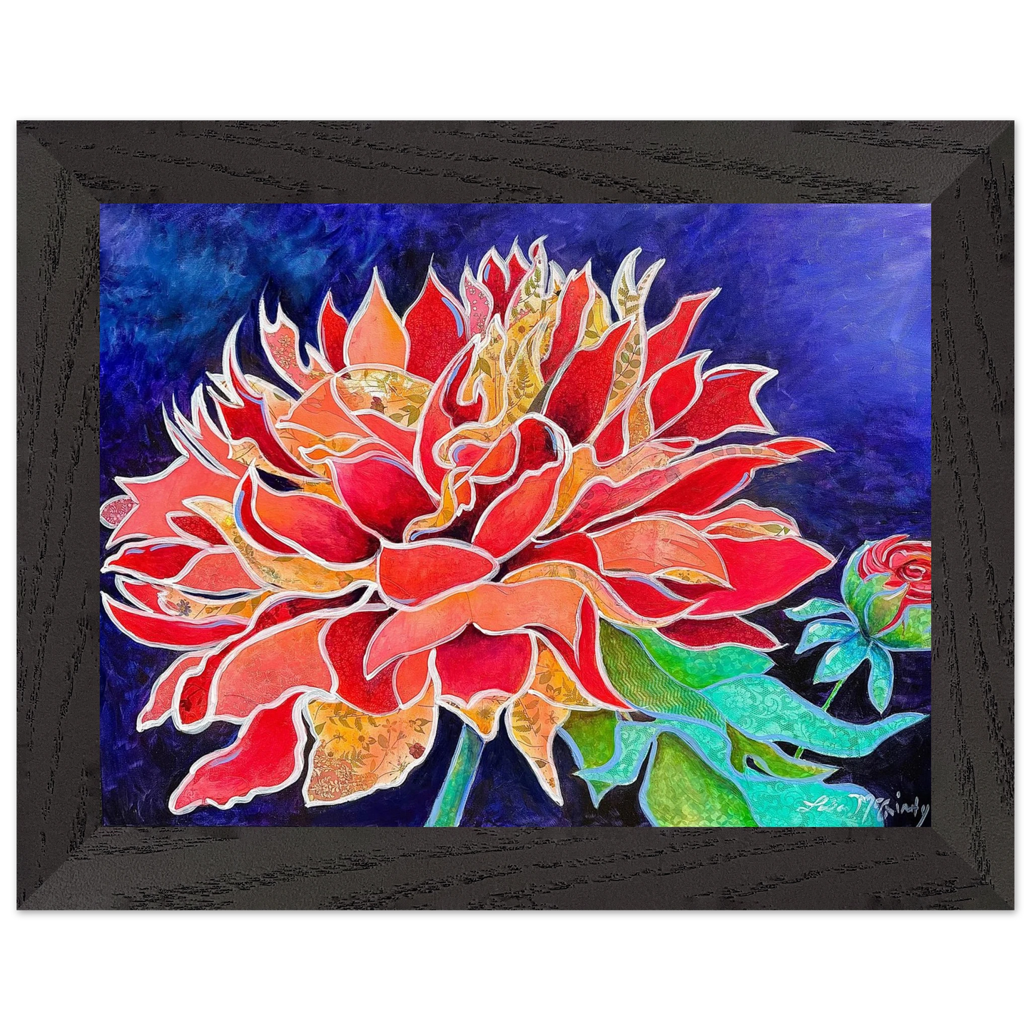 Pink Magnificence by Lisa McGinty Christian floral wall art print - Print,,-Gallery of Grace