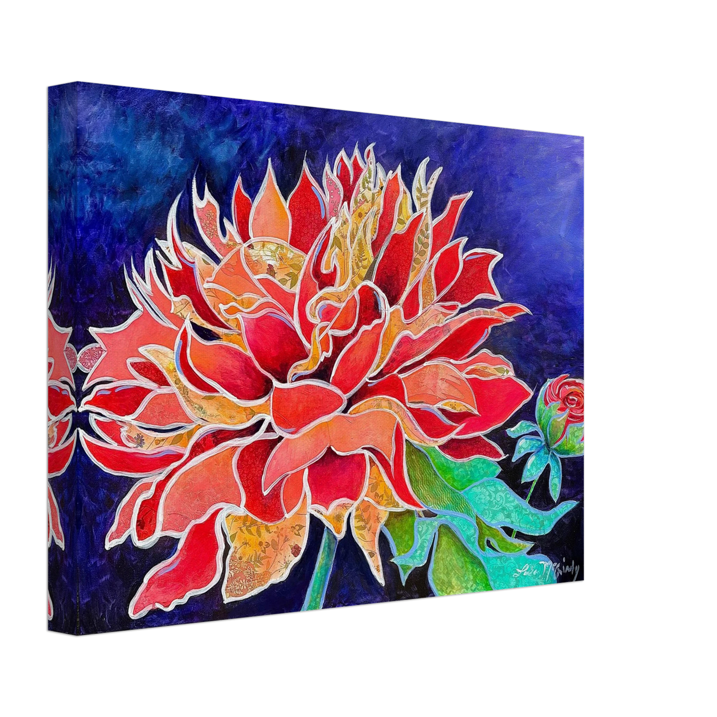 Pink Magnificence by Lisa McGinty Christian floral wall art print - Print,,-Gallery of Grace