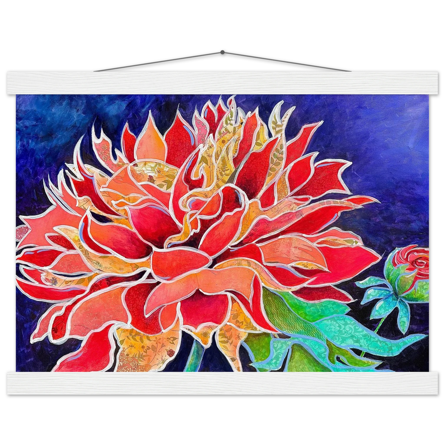 Pink Magnificence by Lisa McGinty Christian floral wall art print - Print,,-Gallery of Grace