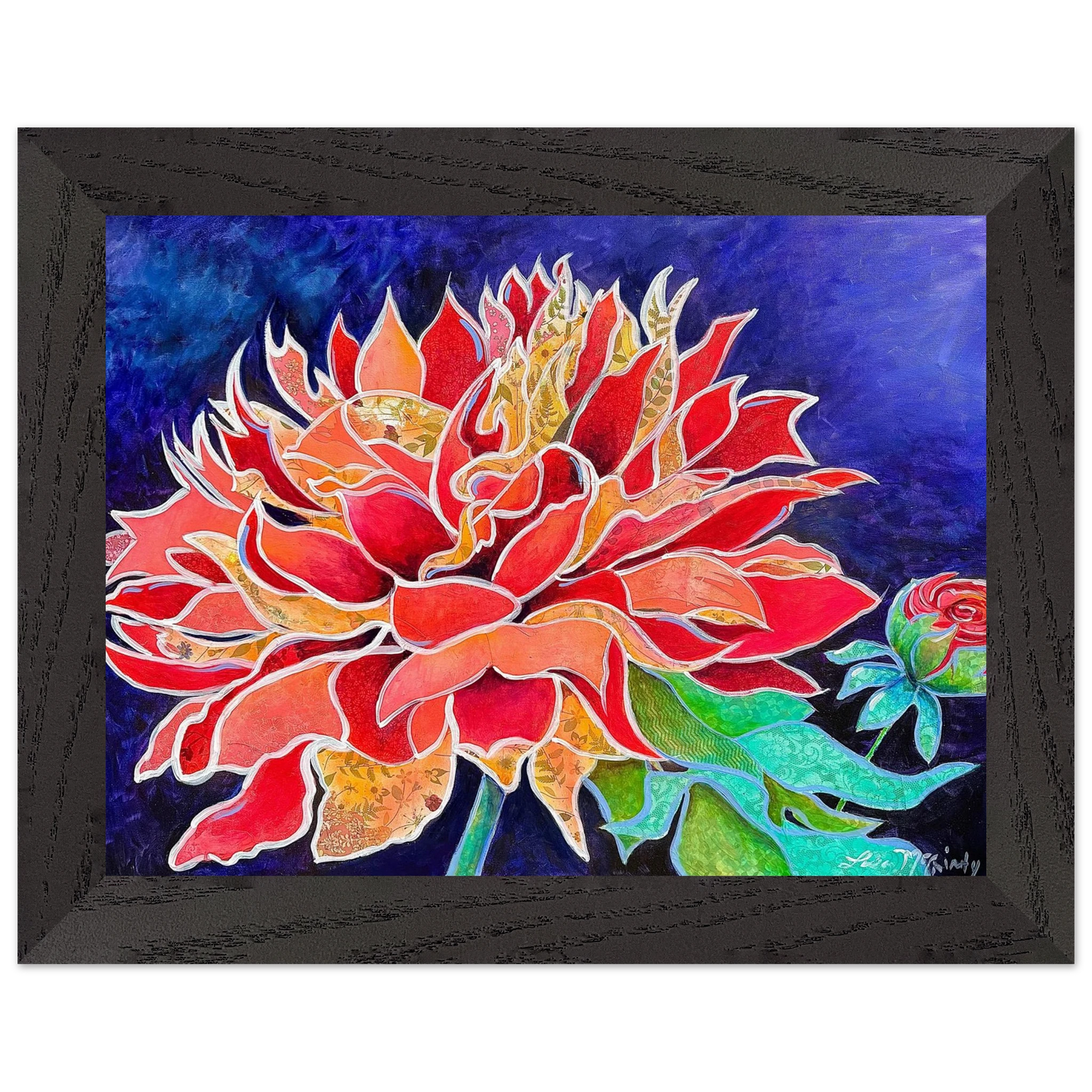 Pink Magnificence by Lisa McGinty Christian floral wall art print - Print,,-Gallery of Grace