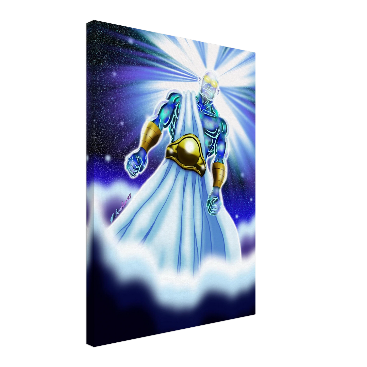 Angel of Daniel 10 by McLendon Bowden-Christian digital artwork- Print, , -Gallery of Grace