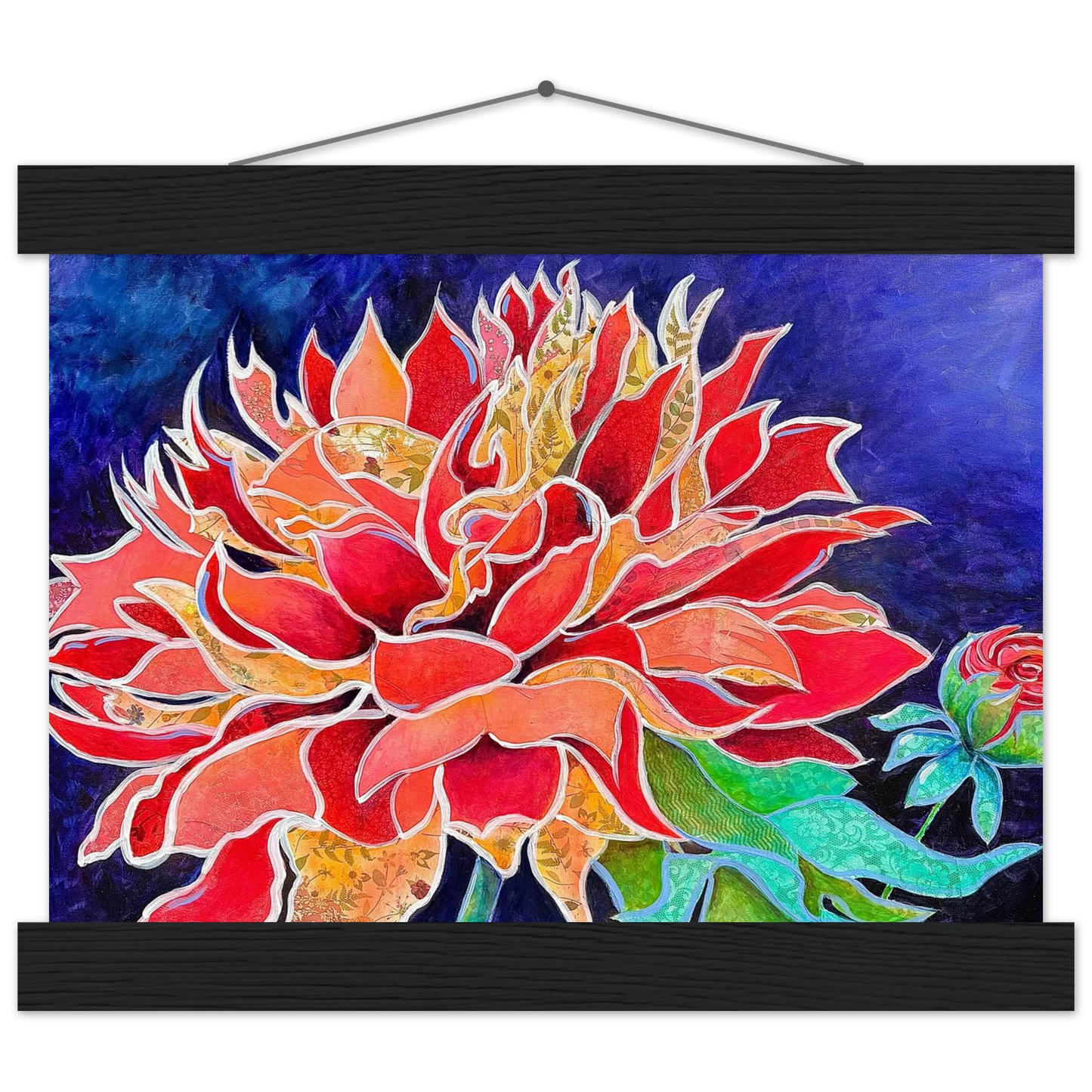 Pink Magnificence by Lisa McGinty Christian floral wall art print - Print,,-Gallery of Grace