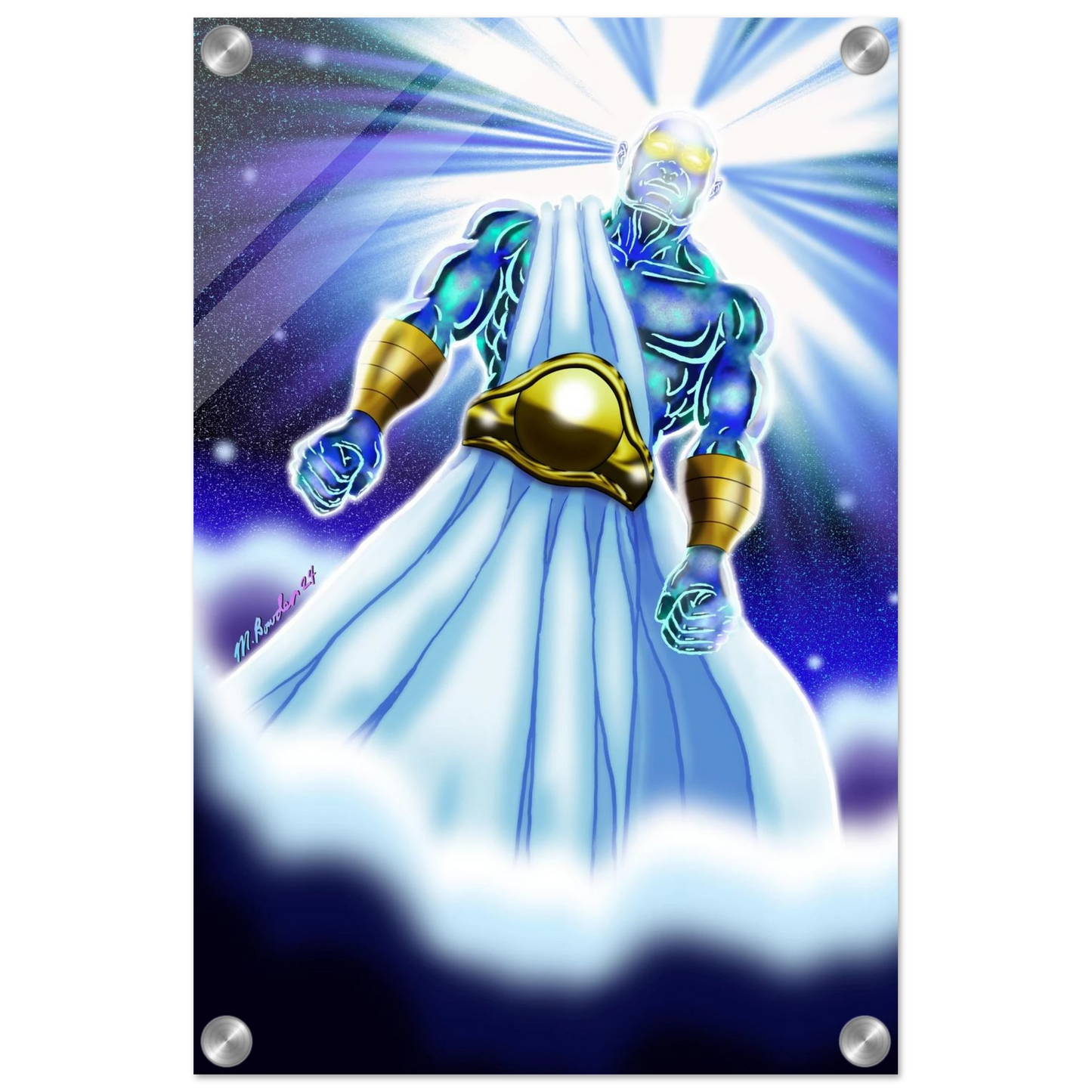 Angel of Daniel 10 by McLendon Bowden-Christian digital artwork- Print, , -Gallery of Grace