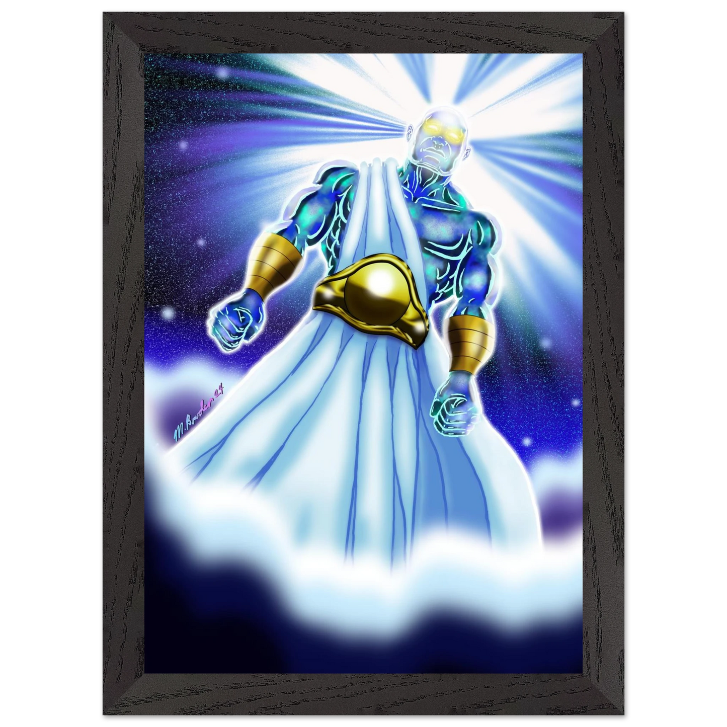 Angel of Daniel 10 by McLendon Bowden-Christian digital artwork- Print, , -Gallery of Grace